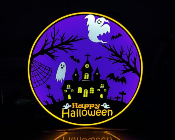 Happy Halloween with Spooky House Lightbox - Image 2