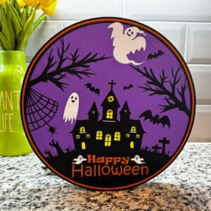 Happy Halloween with Spooky House Lightbox