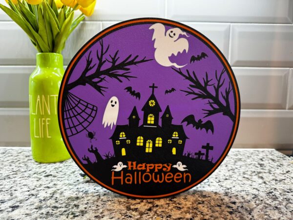 Happy Halloween with Spooky House Lightbox