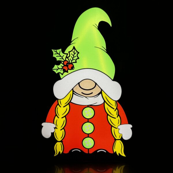 Christmas Female Gnome Lightbox - Image 2