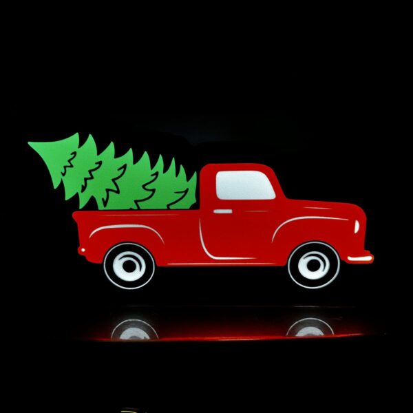 Christmas Red Truck Lightbox - Image 2