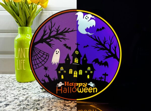 Happy Halloween with Spooky House Lightbox - Image 3